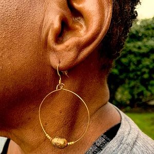 Gold filled hoop earrings